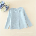 wholesale Kids cardigan sweater stylish simple wool handmade sweater design for girl